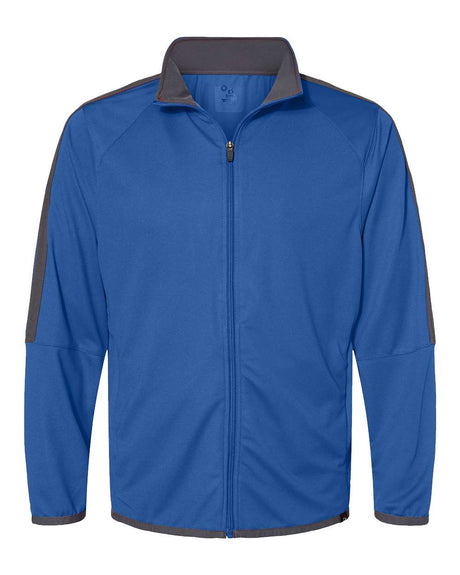 Badger Men's Blitz Outer-Core Jacket. 7721 - Royal/ Graphite