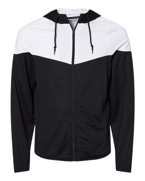 Badger Men's Spirit Outer-Core Jacket. 7722 - Black/ White
