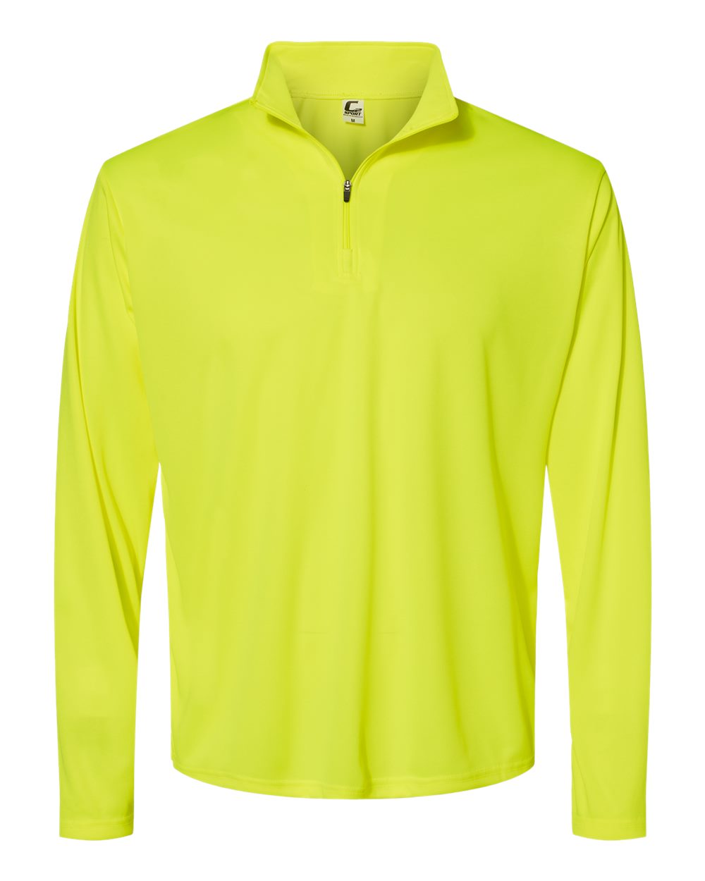 C2 Sport Men's Quarter-Zip Pullover. 5102 - Safety Yellow
