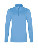 C2 Sport Women's Quarter-Zip Pullover. 5602 - Columbia Blue