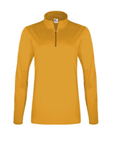 C2 Sport Women's Quarter-Zip Pullover. 5602 - Gold