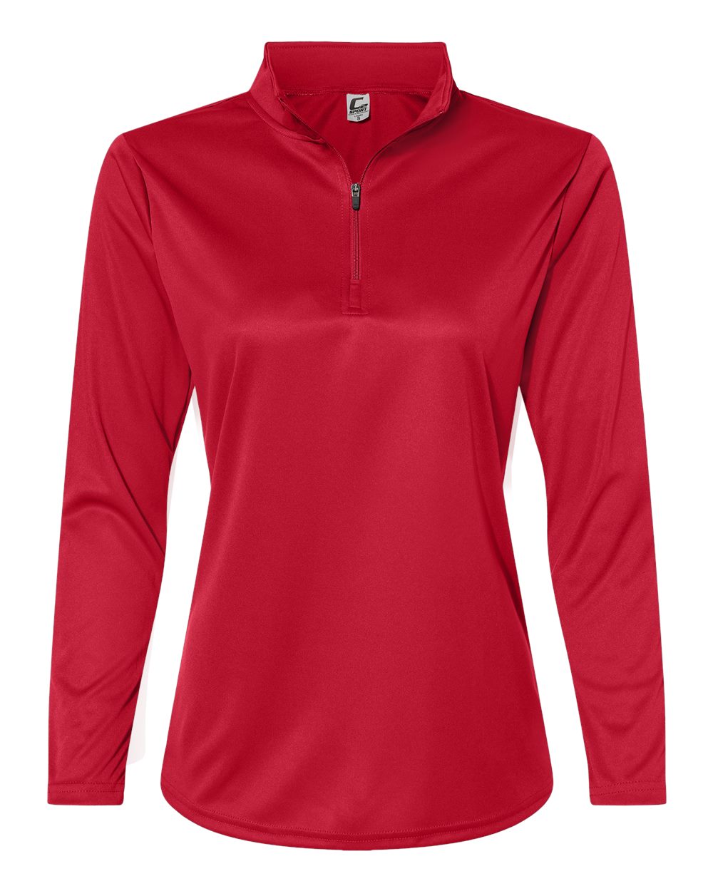 C2 Sport Women's Quarter-Zip Pullover. 5602 - Red
