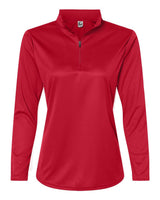 C2 Sport Women's Quarter-Zip Pullover. 5602 - Red