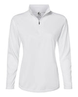 C2 Sport Women's Quarter-Zip Pullover. 5602 - White
