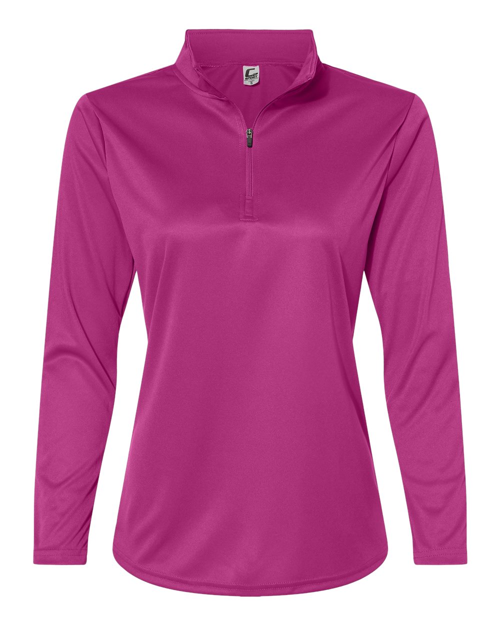 C2 Sport Women's Quarter-Zip Pullover. 5602 - Hot Pink