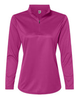 C2 Sport Women's Quarter-Zip Pullover. 5602 - Hot Pink