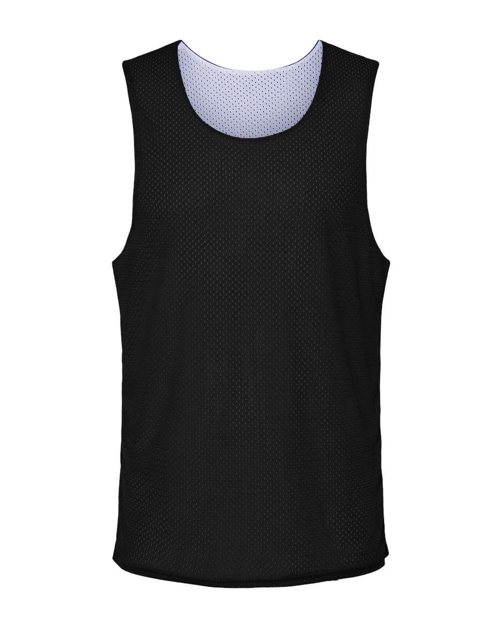 C2 Sport Men's Reversible Mesh Tank. 5729 - Black/ White