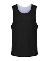 C2 Sport Men's Reversible Mesh Tank. 5729 - Black/ White