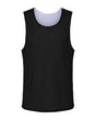 C2 Sport Men's Reversible Mesh Tank. 5729 - Black/ White