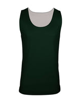 C2 Sport Men's Reversible Mesh Tank. 5729 - Forest/ White