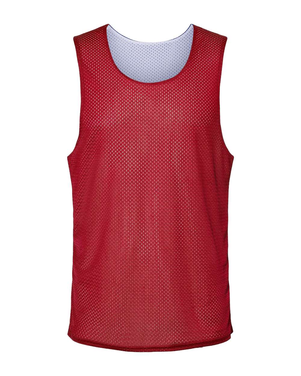 C2 Sport Men's Reversible Mesh Tank. 5729 - Red/ White