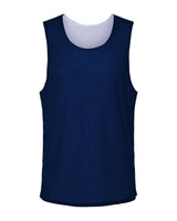 C2 Sport Men's Reversible Mesh Tank. 5729 - Navy/ White
