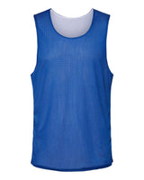 C2 Sport Men's Reversible Mesh Tank. 5729 - Royal/ White
