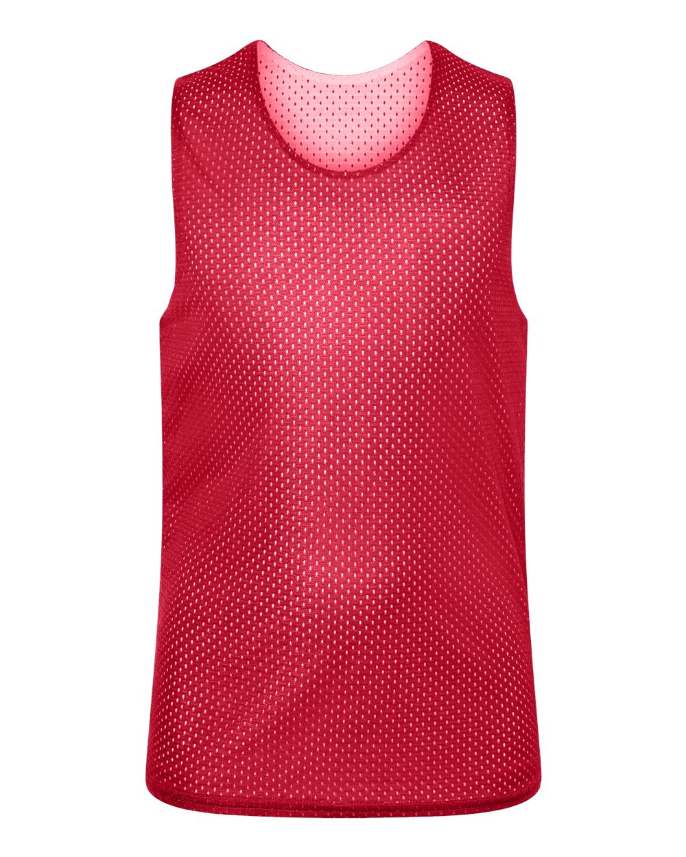 C2 Sport Youth Reversible Mesh Tank. 5228 - Red/ White