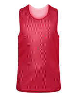 C2 Sport Youth Reversible Mesh Tank. 5228 - Red/ White