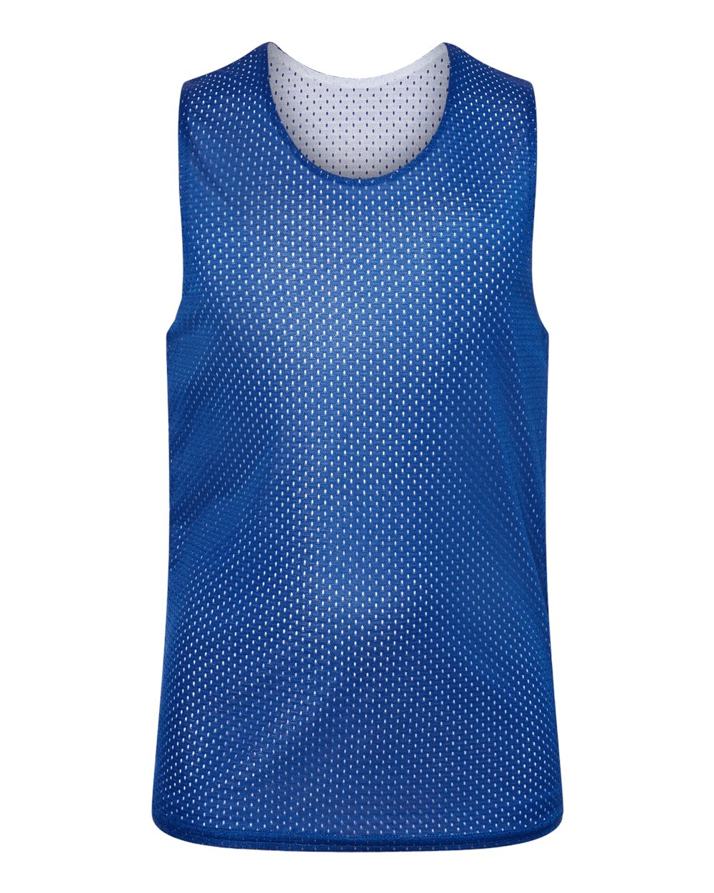 C2 Sport Youth Reversible Mesh Tank. 5228 - Royal/ White
