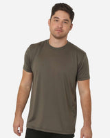 Bayside Unisex USA-Made Performance T-Shirt. 5300 - Military Green