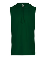 Badger Youth B-Core Hooded Sleeveless T-Shirt. 2108 - Forest