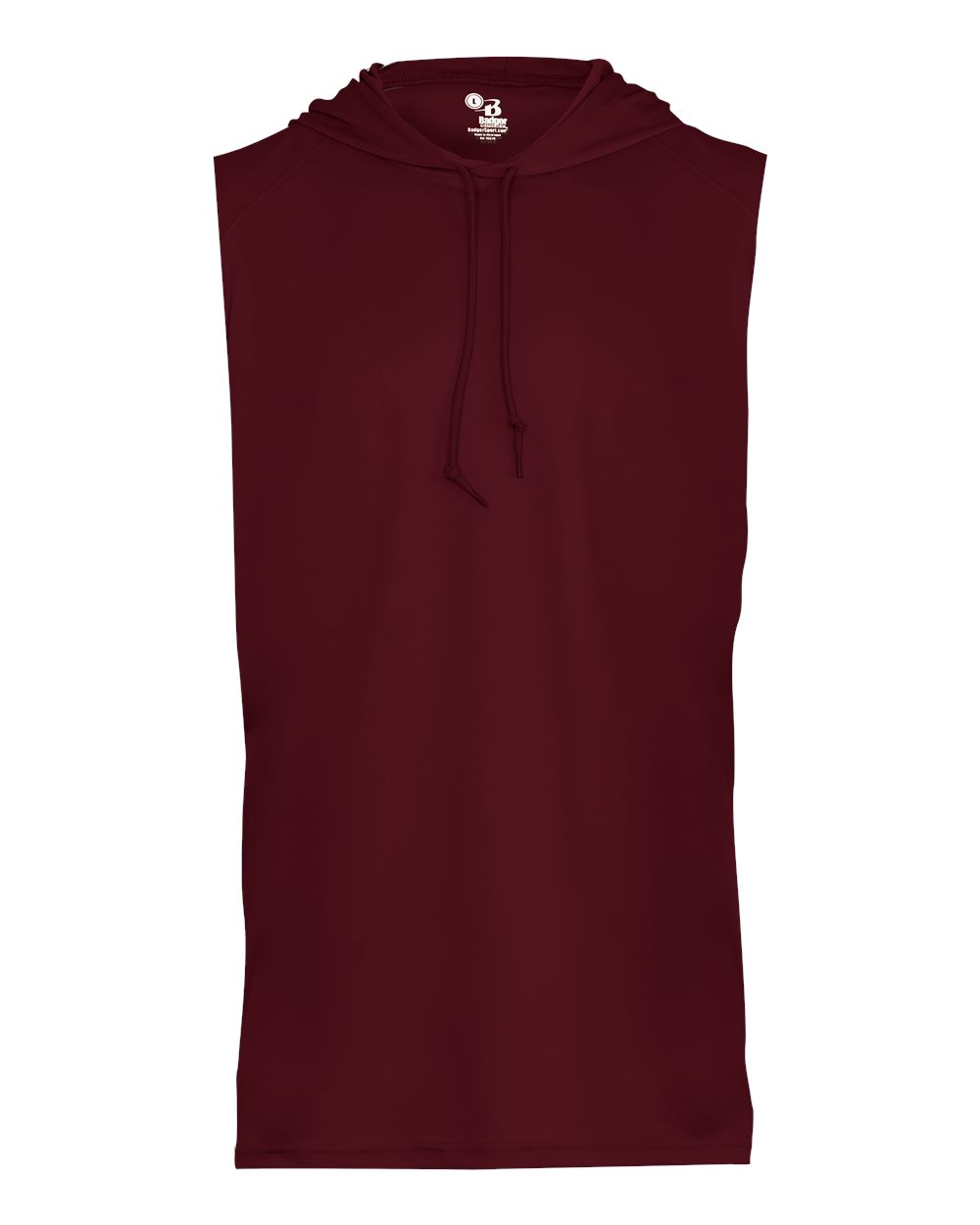 Badger Youth B-Core Hooded Sleeveless T-Shirt. 2108 - Maroon