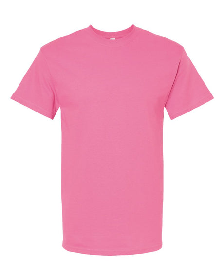 M&O Men's Gold Soft Touch T-Shirt. 4800 - Azalea