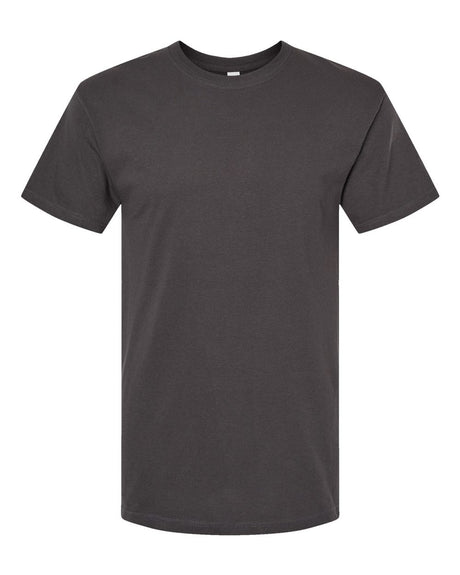M&O Men's Gold Soft Touch T-Shirt. 4800 - Charcoal