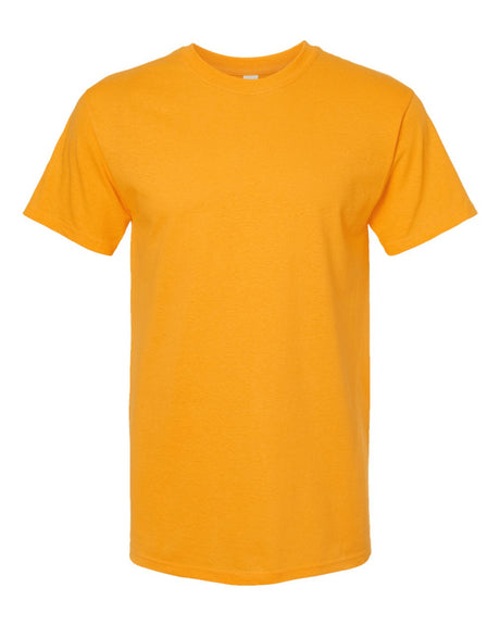M&O Men's Gold Soft Touch T-Shirt. 4800 - Gold