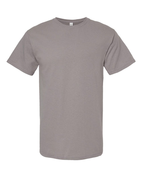 M&O Men's Gold Soft Touch T-Shirt. 4800 - Gravel