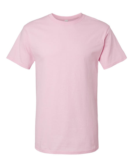 M&O Men's Gold Soft Touch T-Shirt. 4800 - Light Pink