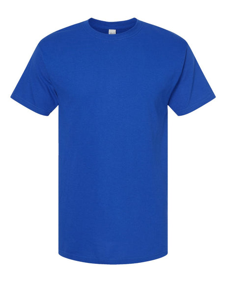 M&O Men's Gold Soft Touch T-Shirt. 4800 - Royal