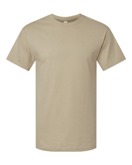 M&O Men's Gold Soft Touch T-Shirt. 4800 - Sand