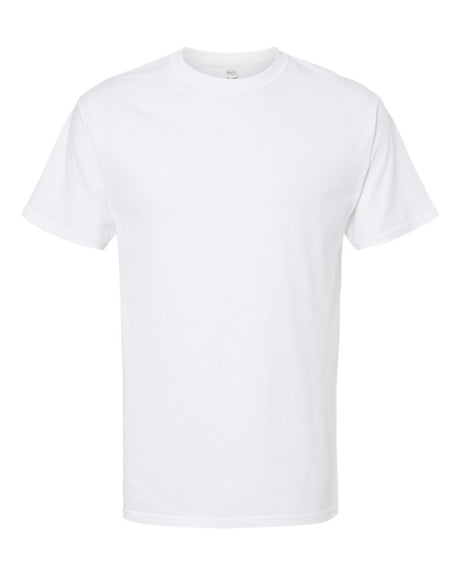 M&O Men's Gold Soft Touch T-Shirt. 4800 - White