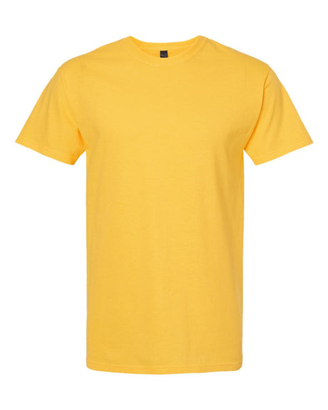 M&O Men's Gold Soft Touch T-Shirt. 4800 - Yellow