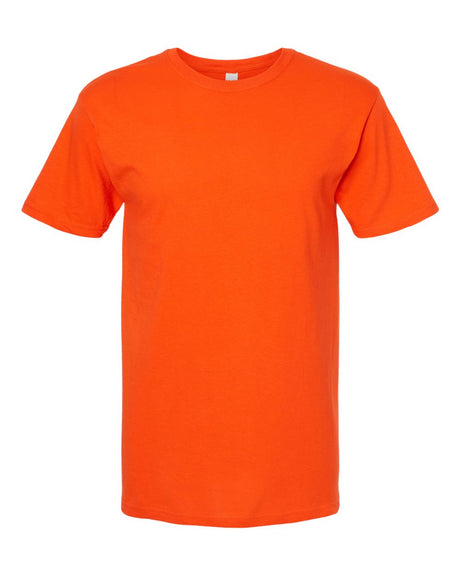 M&O Men's Gold Soft Touch T-Shirt. 4800 - Orange