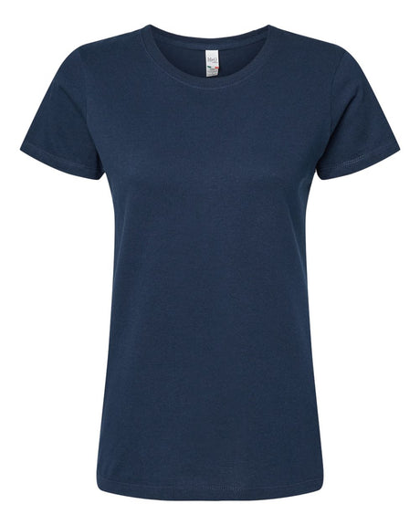 M&O Women's Gold Soft Touch T-Shirt. 4810 - Deep Navy