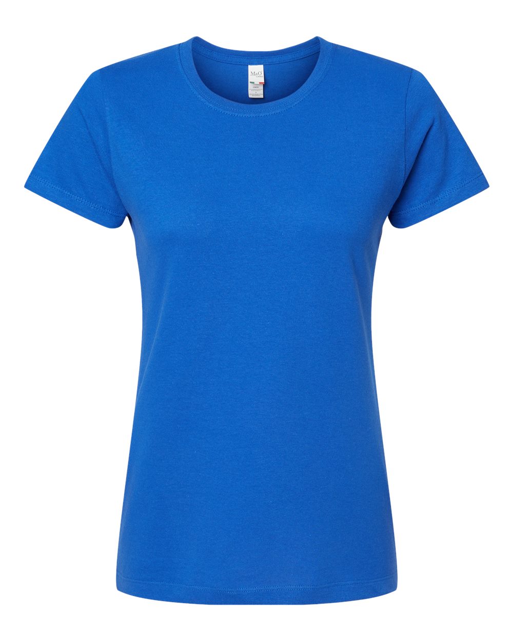 M&O Women's Gold Soft Touch T-Shirt. 4810 - Royal