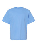 M&O Youth Gold Soft Touch T-Shirt. 4850 - Carolina Blue