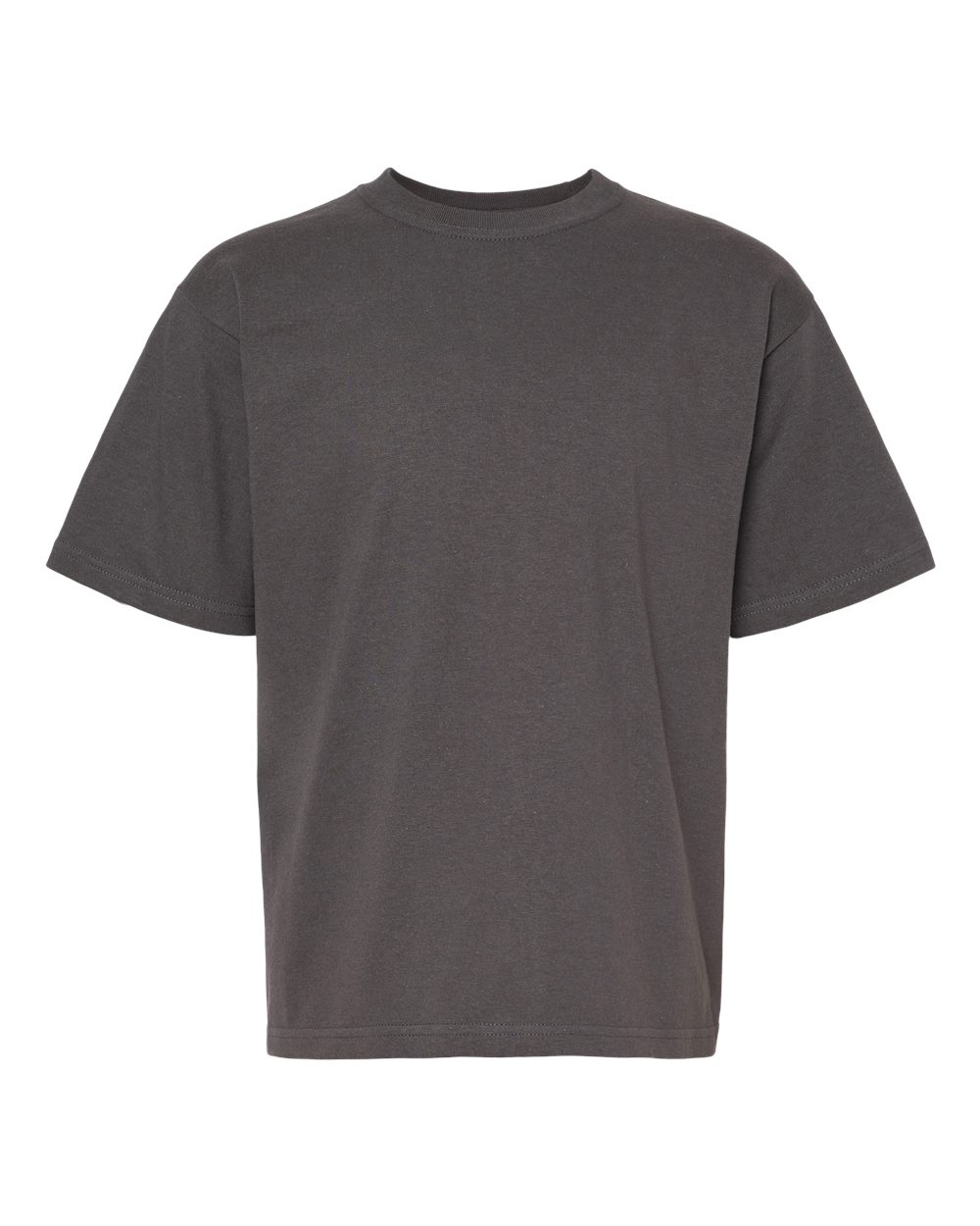 M&O Youth Gold Soft Touch T-Shirt. 4850 - Charcoal
