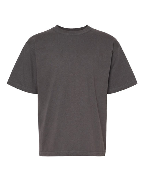 M&O Youth Gold Soft Touch T-Shirt. 4850 - Charcoal