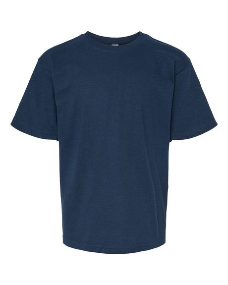 M&O Youth Gold Soft Touch T-Shirt. 4850 - Deep Navy