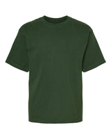 M&O Youth Gold Soft Touch T-Shirt. 4850 - Forest Green