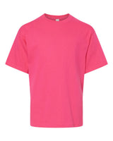 M&O Youth Gold Soft Touch T-Shirt. 4850 - Heliconia