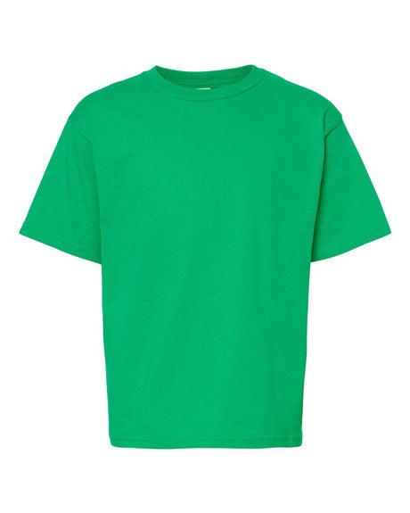 M&O Youth Gold Soft Touch T-Shirt. 4850 - Irish Green
