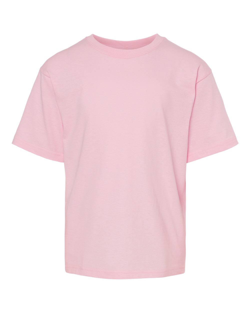 M&O Youth Gold Soft Touch T-Shirt. 4850 - Light Pink