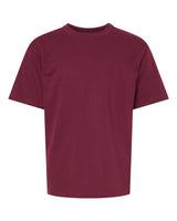 M&O Youth Gold Soft Touch T-Shirt. 4850 - Maroon
