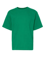 M&O Youth Gold Soft Touch T-Shirt. 4850 - Fine Kelly Green