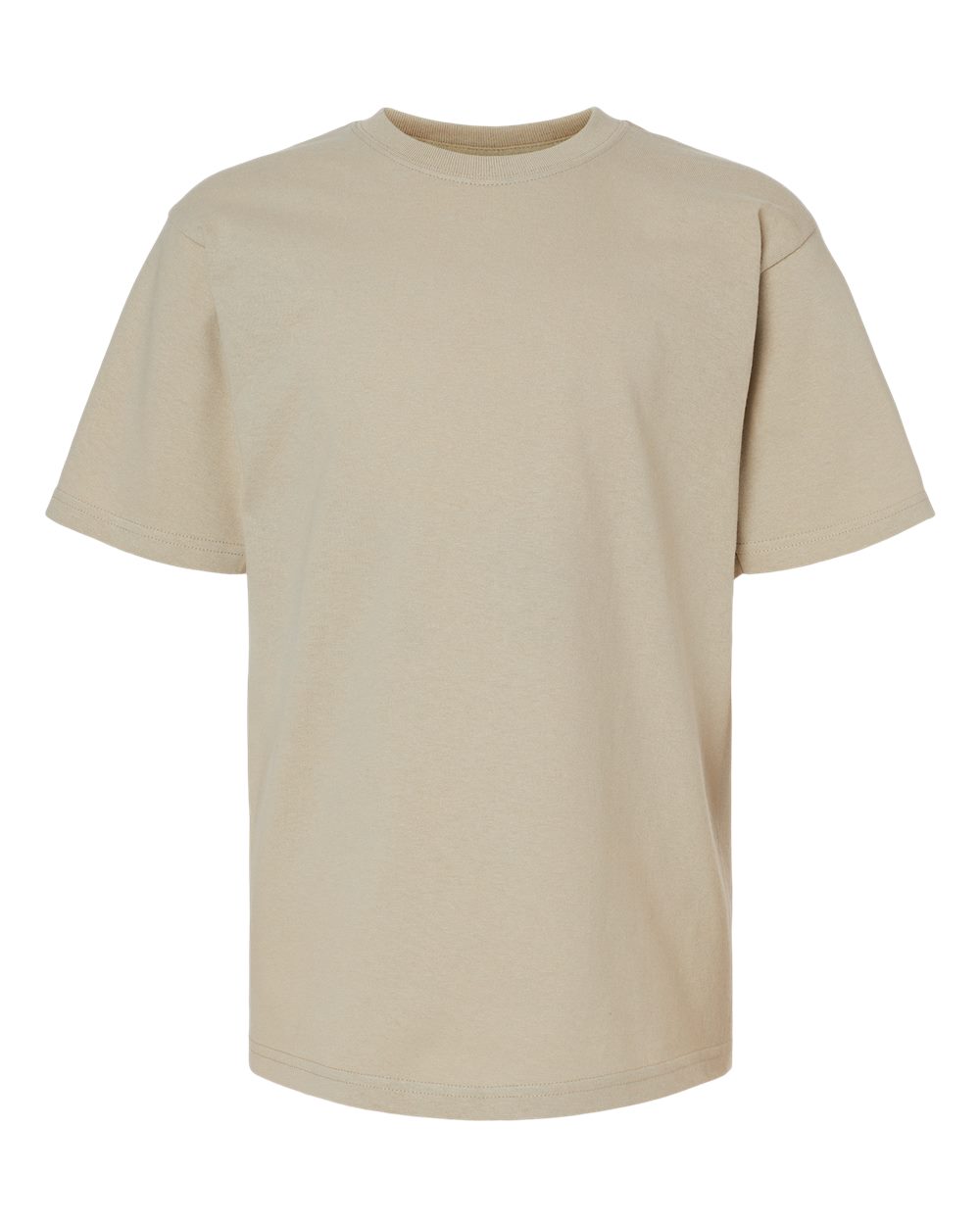 M&O Youth Gold Soft Touch T-Shirt. 4850 - Sand