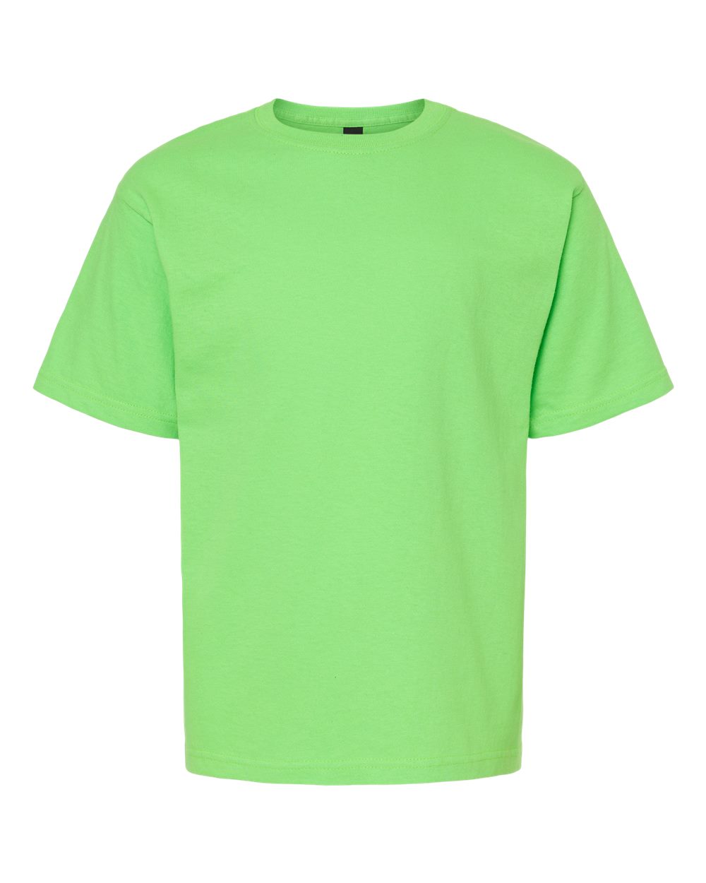 M&O Youth Gold Soft Touch T-Shirt. 4850 - Vivid Lime
