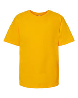 M&O Youth Gold Soft Touch T-Shirt. 4850 - Gold