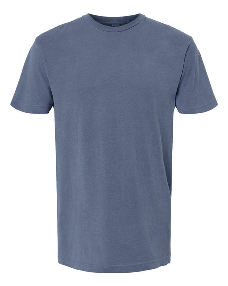 M&O Unisex Vintage Garment-Dyed T-Shirt. 6500M - Blue Jean