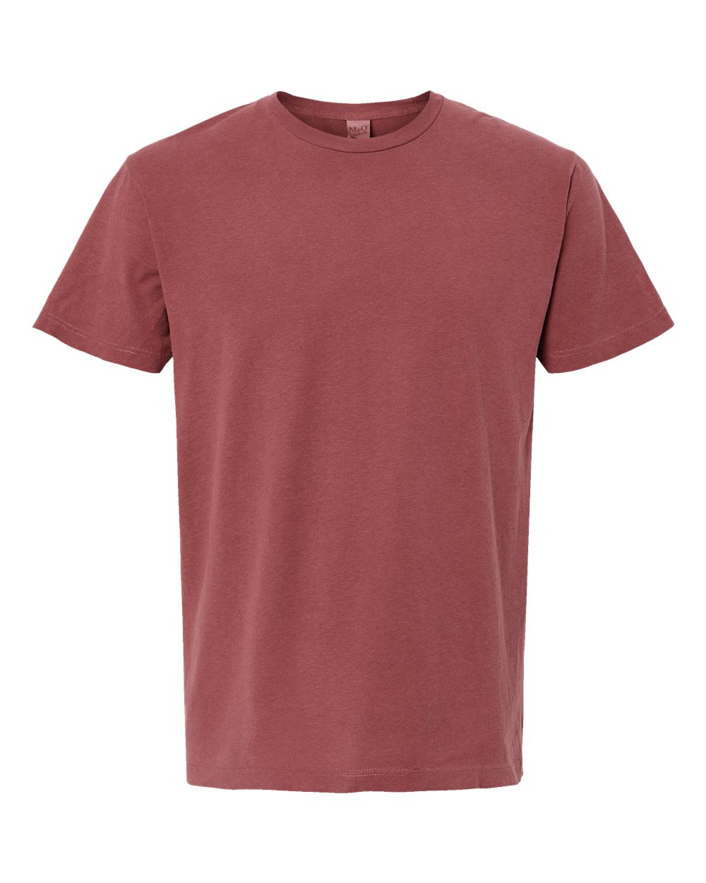 M&O Unisex Vintage Garment-Dyed T-Shirt. 6500M - Brick